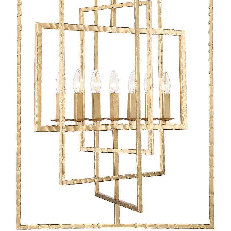 Image 5 Crystorama Capri 24" Wide Antique Gold 7-Light Chandelier more views