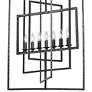 3_Crystorama Capri 24" Wide Raw Steel 7-Light Pendant more views