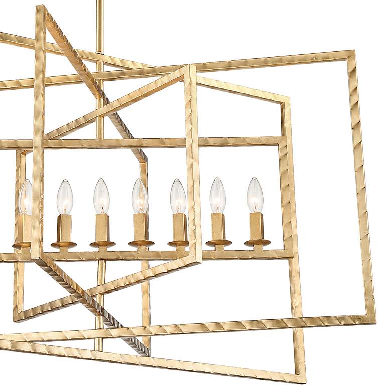 Image 4 Crystorama Capri 39" Wide Antique Gold 9-Light Chandelier more views