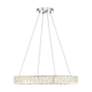 4_Crystorama Carla 24" Wide Chrome LED Ring Pendant Light more views
