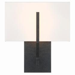 Crystorama Carlyn 11" High Black ADA Wall Sconce