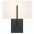 Crystorama Carlyn 11" High Black ADA Wall Sconce