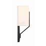 4_Crystorama Carlyn 11" High Black ADA Wall Sconce more views