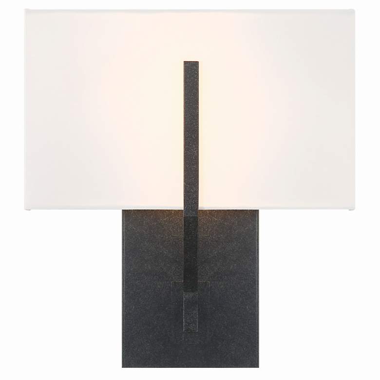 Image 1 Crystorama Carlyn 2 Light Black Sconce