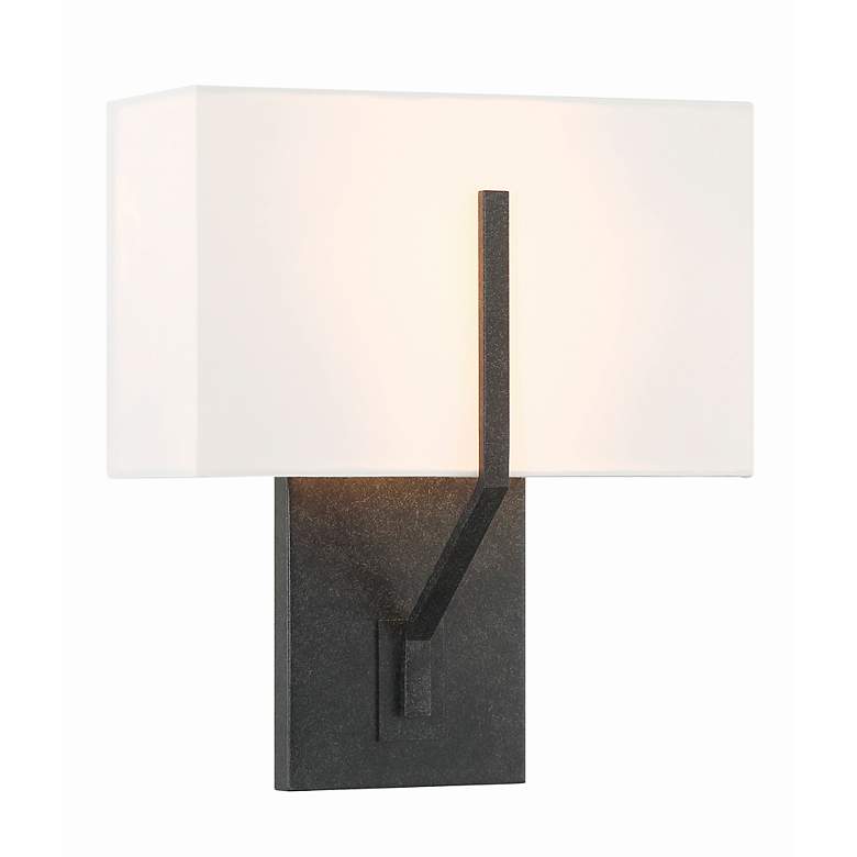 Image 3 Crystorama Carlyn 2 Light Black Sconce more views