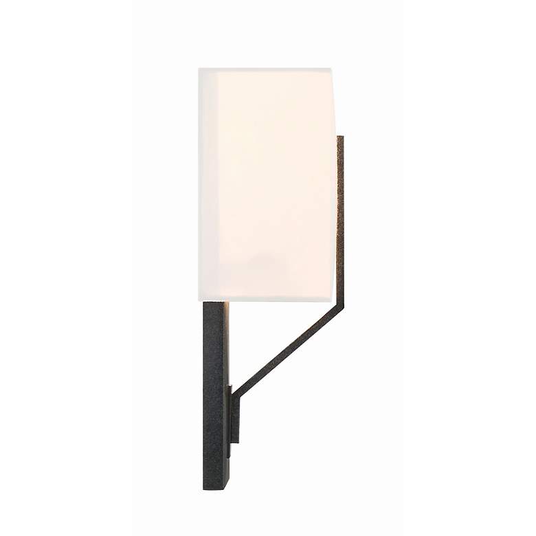 Image 4 Crystorama Carlyn 2 Light Black Sconce more views