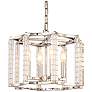 2_Crystorama Carson 16" Wide Polished Nickel 4-Light Pendant