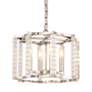 4_Crystorama Carson 16" Wide Polished Nickel 4-Light Pendant more views