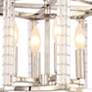 5_Crystorama Carson 16" Wide Polished Nickel 4-Light Pendant more views