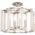 Crystorama Carson 16" Wide Polished Nickel Ceiling Light