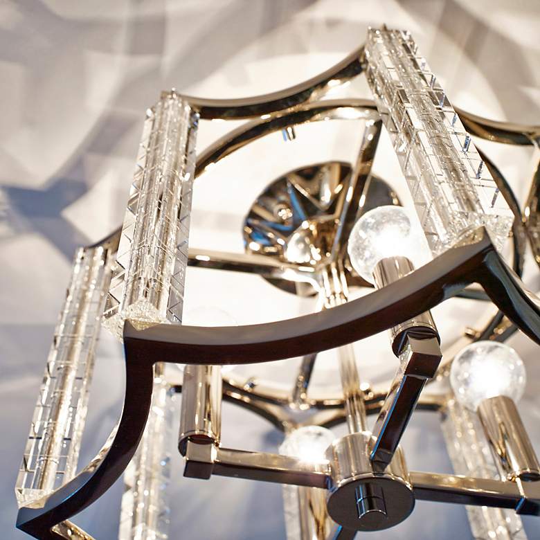 Image 3 Crystorama Carson 16" Wide Polished Nickel Ceiling Light more views