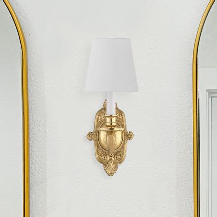 Crystorama Cast Brass Wall Mount Collection