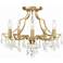 Crystorama Cedar 18 1/2" Wide Vibrant Gold Ceiling Light