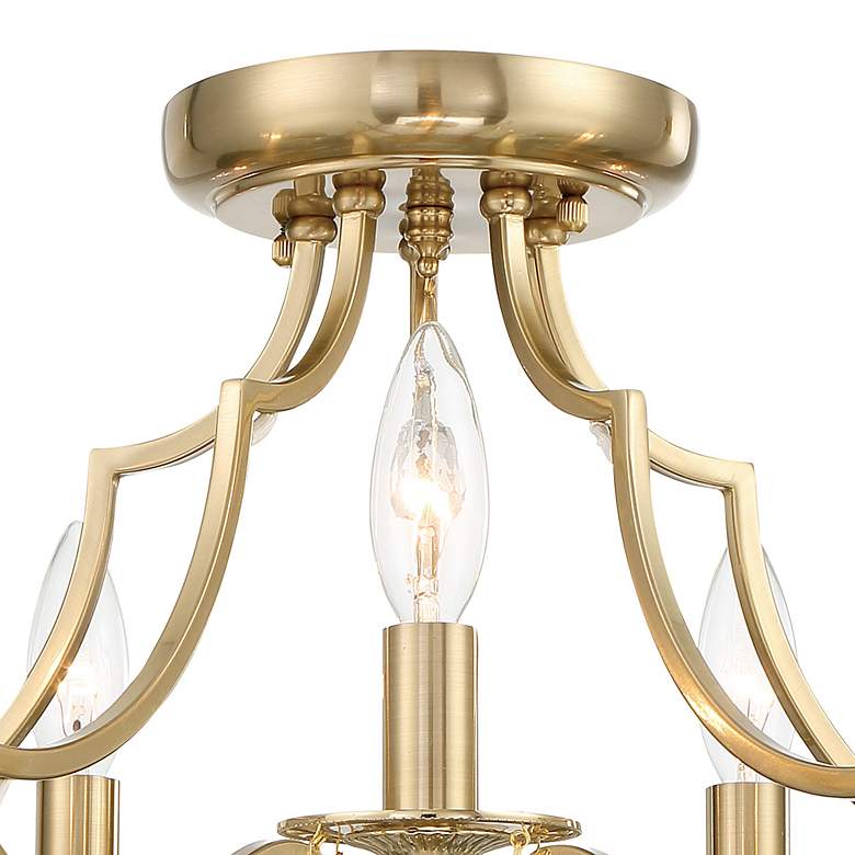 Image 5 Crystorama Cedar 18 1/2" Wide Vibrant Gold Ceiling Light more views