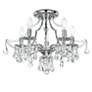 3_Crystorama Cedar 18 1/2"W Polished Chrome Ceiling Light more views
