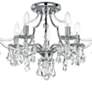 4_Crystorama Cedar 18 1/2"W Polished Chrome Ceiling Light more views