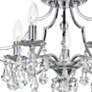 5_Crystorama Cedar 18 1/2"W Polished Chrome Ceiling Light more views