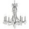 Crystorama Cedar 27"W Polished Chrome 8-Light Chandelier