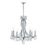 3_Crystorama Cedar 27"W Polished Chrome 8-Light Chandelier more views