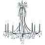 4_Crystorama Cedar 27"W Polished Chrome 8-Light Chandelier more views