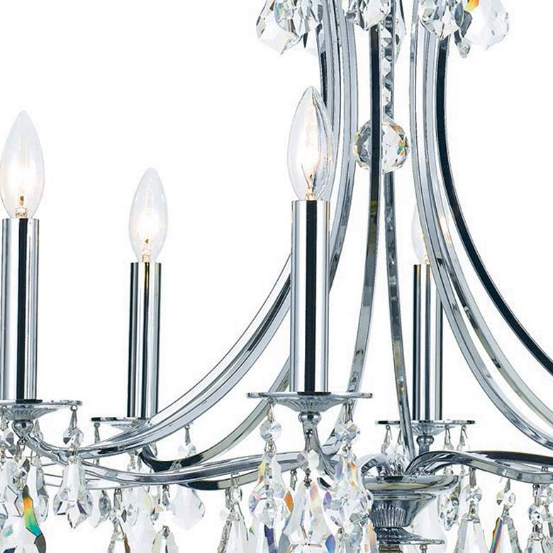 Image 5 Crystorama Cedar 27"W Polished Chrome 8-Light Chandelier more views