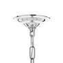 6_Crystorama Cedar 27"W Polished Chrome 8-Light Chandelier more views