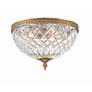 3_Crystorama Ceiling Mount 12" Wide Olde Brass Ceiling Light more views