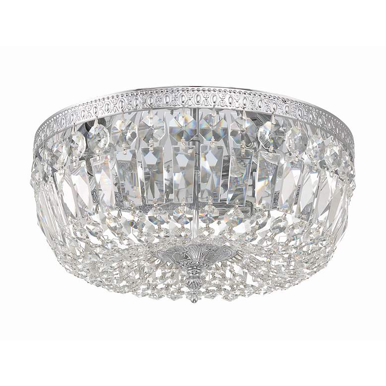 Image 3 Crystorama Ceiling Mount 14" Wide Chrome Ceiling Lt more views