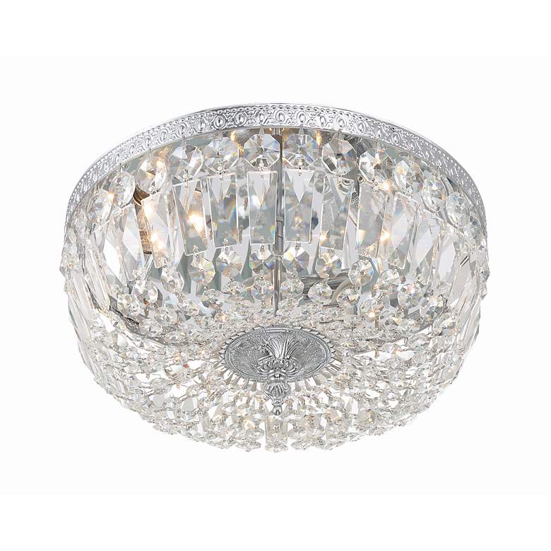 Image 4 Crystorama Ceiling Mount 14" Wide Chrome Ceiling Lt more views