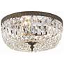 Thumbnail2 of Crystorama Ceiling Mount 14" Wide English Bronze Crystal Ceiling Light