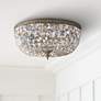 Thumbnail1 of Crystorama Ceiling Mount 14" Wide English Bronze Crystal Ceiling Light