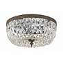 Thumbnail3 of Crystorama Ceiling Mount 14" Wide English Bronze Crystal Ceiling Light more views