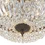 6_Crystorama Ceiling Mount 16" Wide Bronze Crystal 3-Light Ceiling Light more views
