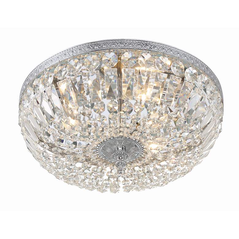 Image 4 Crystorama Ceiling Mount 16" Wide Chrome 3-Light Ceiling Light more views
