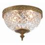 3_Crystorama Ceiling Mount 8" Wide Olde Brass Ceiling Light more views