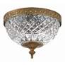 4_Crystorama Ceiling Mount 8" Wide Olde Brass Ceiling Light more views