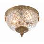 5_Crystorama Ceiling Mount 8" Wide Olde Brass Ceiling Light more views