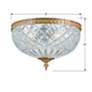7_Crystorama Ceiling Mount 8" Wide Olde Brass Ceiling Light more views