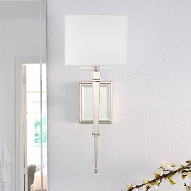 Crystorama Clifton 20" High Polished Nickel Wall Sconce