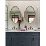 5_Crystorama Clifton 20" High Aged Brass Wall Sconce more views