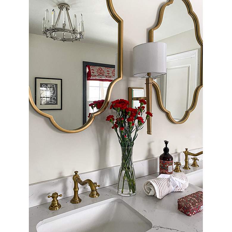 Image 6 Crystorama Clifton 20" High Aged Brass Wall Sconce more views