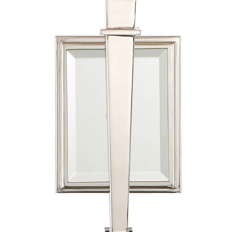 Image 2 Crystorama Clifton 20 inch High Polished Nickel Wall Sconce more views