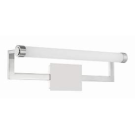 Image2 of Crystorama Clinton 1 Light Polished Nickel Bathroom Vanity more views