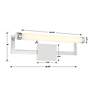 5_Crystorama Clinton 1 Light Polished Nickel Bathroom Vanity more views