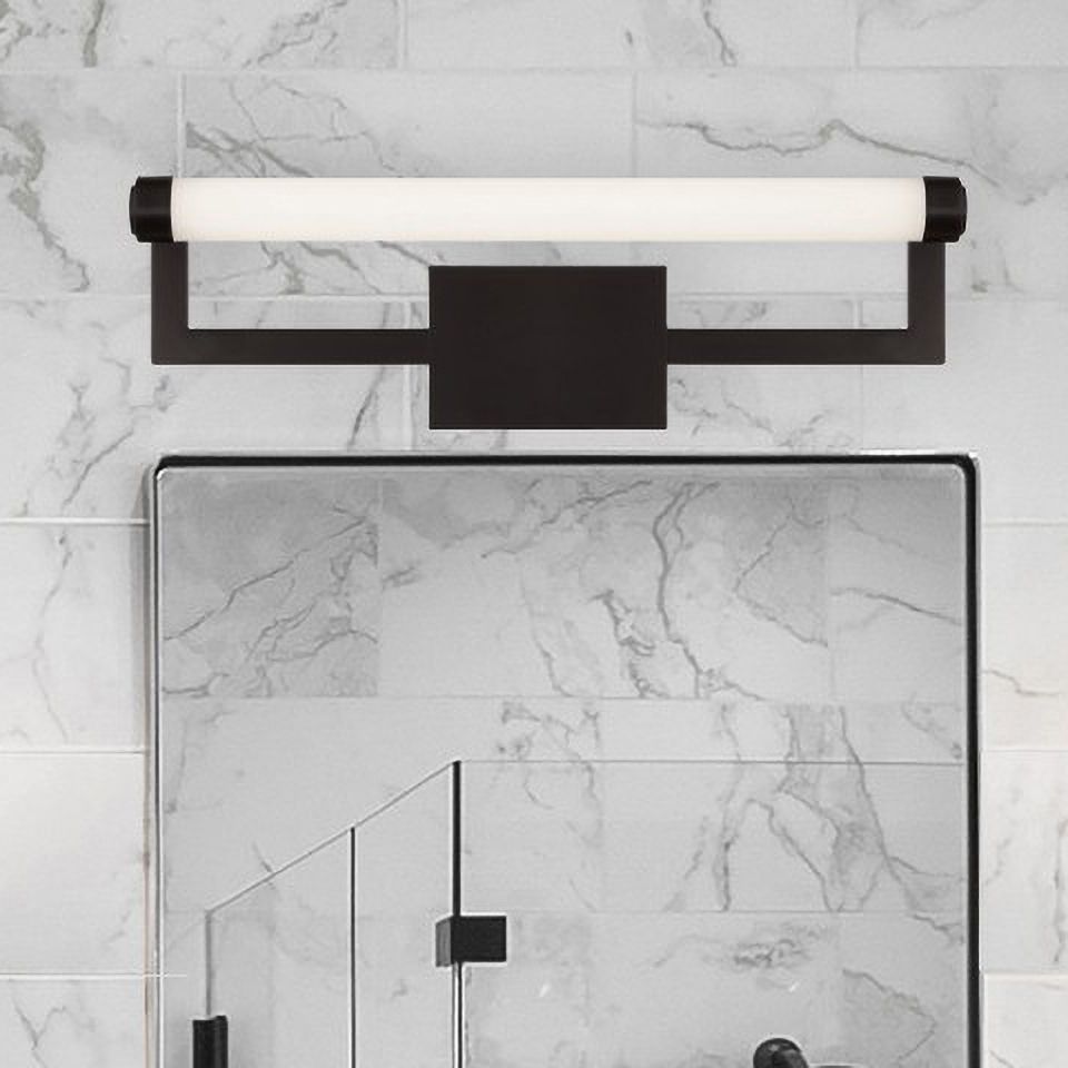 Image 6 Crystorama Clinton 26.25'' LED Matte Black Picture Light more views