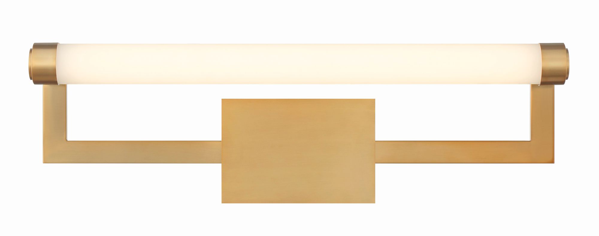 Image 3 Crystorama Clinton 26.25'' LED Vibrant Gold Picture Light more views