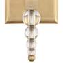 Crystorama Clover 16" High Aged Brass Wall Sconce