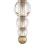4_Crystorama Clover 16" High Aged Brass Wall Sconce more views