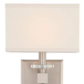 Image3 of Crystorama Clover 16" High Brushed Nickel Wall Sconce more views