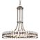 Crystorama Clover 22 1/2" Wide Brushed Nickel Chandelier